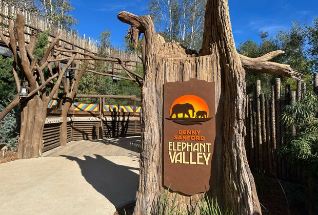 Entrance to Elephant Valley at the San Diego Zoo Safari Park