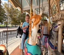 The Great Park Carousel in Irvine is an LA attractions that costs $5 or less. Photo by Kylie Williams