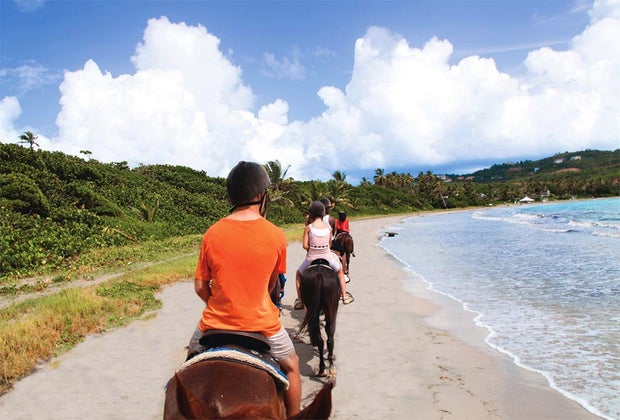 Go for a horseback ride on the beach or mountains; it's another bucket list item!