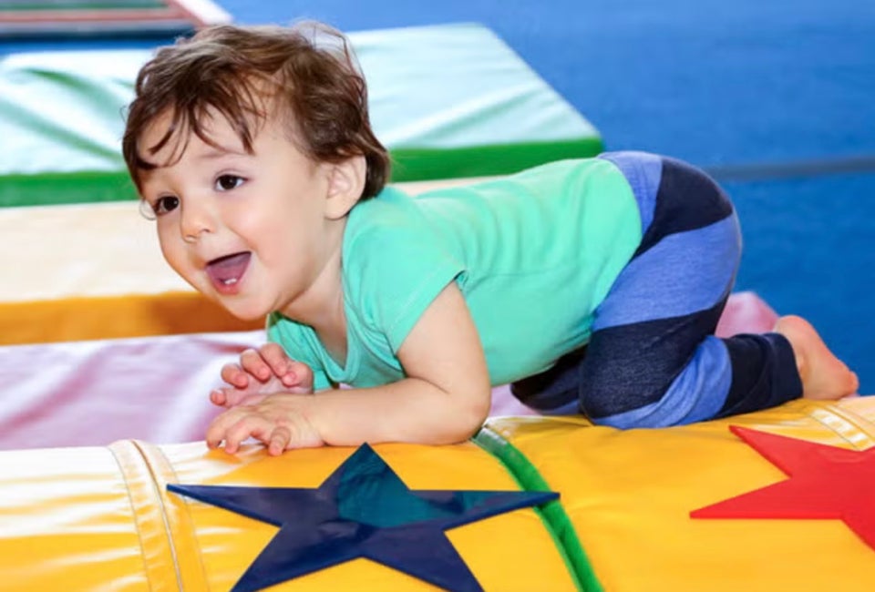 Put big smiles on those beautiful little faces with the top things to do with your baby in CT! Photo courtesy of Tumble Jungle