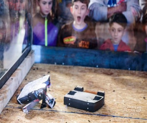 See robots collide at Mass Destruction Resurgence V in Waltham this weekend. Photo courtesy of the Charles River Museum of Industry and Innovation