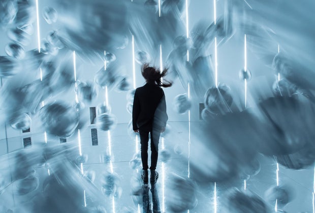 Invisible Ballet Artist at Balloon Museum Dallas