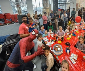 Grit Academy offers private use of its facility during action-packed, themed birthday parties in Jersey City. Photo courtesy of Grit