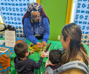 Kids can learn about Kwanza through fun crafts and activities at the Long Island Children's Museum. Photo courtesy of  the museum