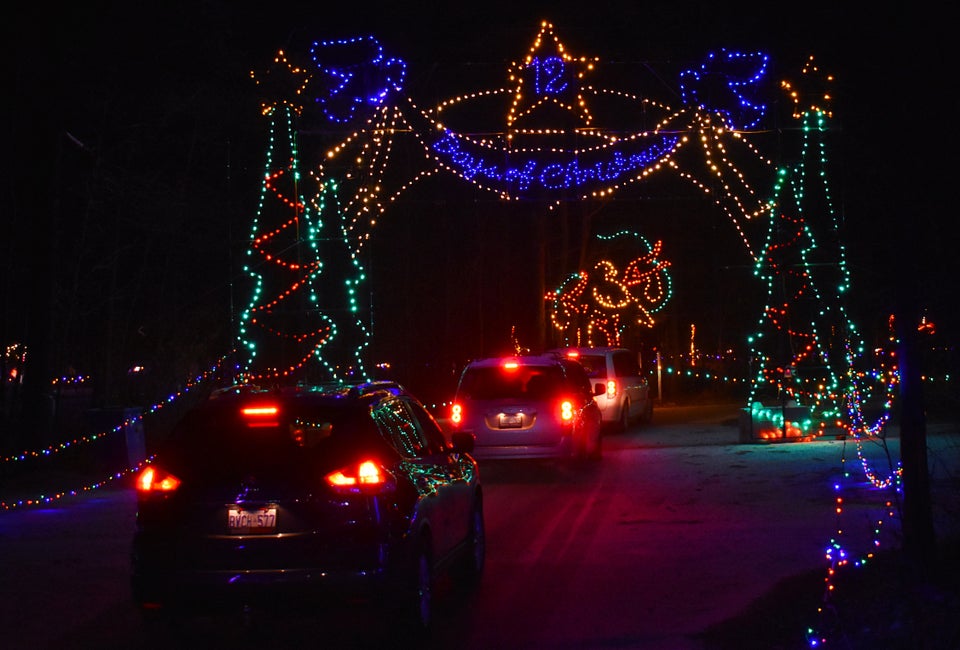 Kick off the Christmas season with a dazzling holiday lights display. Photo courtesy of Magic of Lights