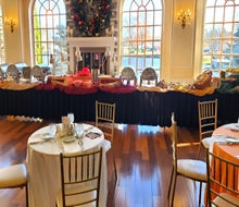 The Coral House in Baldwin hosts a festive buffet with all the classics. Photo courtesy of the restaurant