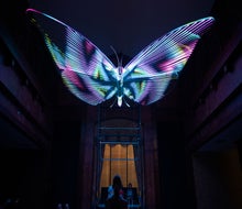 Mariposa is an exhibit at Balloon Museum Dallas. Photo courtesy Balloon Museum