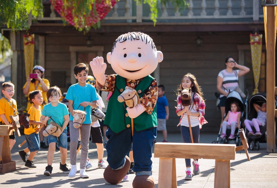 Join Linus' cowboy jamboree and hang with the whole PEANUTS gang this weekend at Knott's. Photo courtesy of Knott's Berry Farm