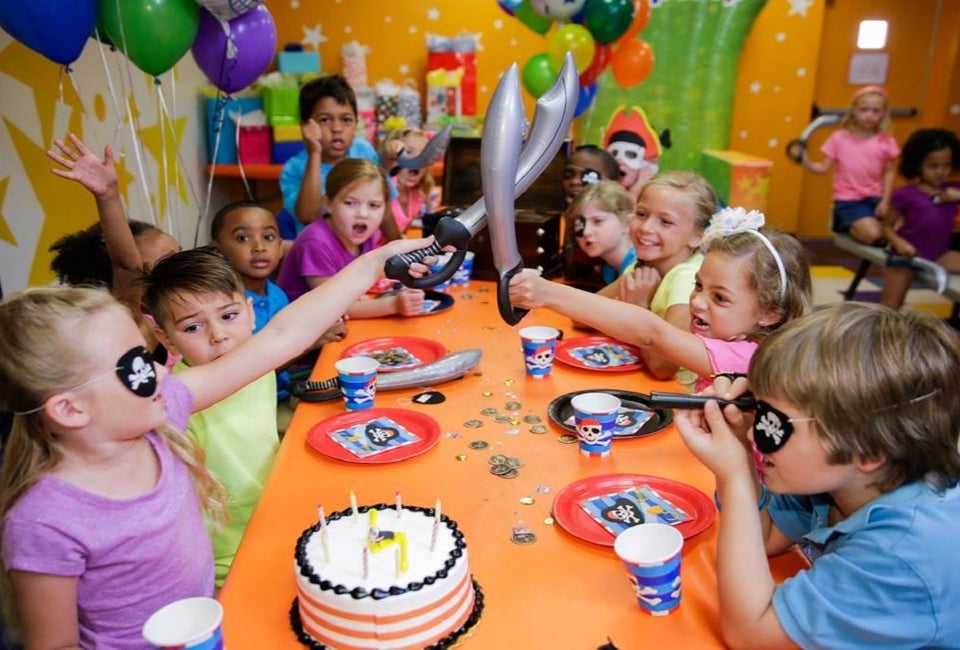 For an action-packed party, Pump It Up fits the bill and delivers on budget. Photo courtesy of Pump It Up