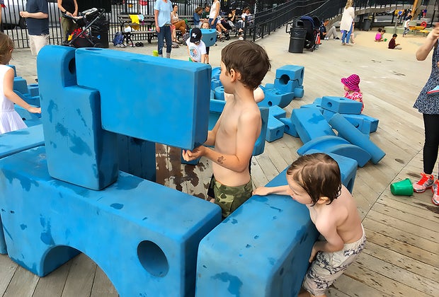 Accessible playgrounds in NYC Imagination Playground