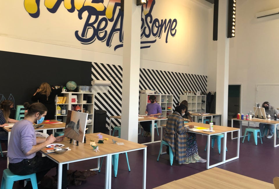 Playday Cobble Hill Offers plenty of space to create whether you register for art classes, camps, after-school, or its creative after-hours club.