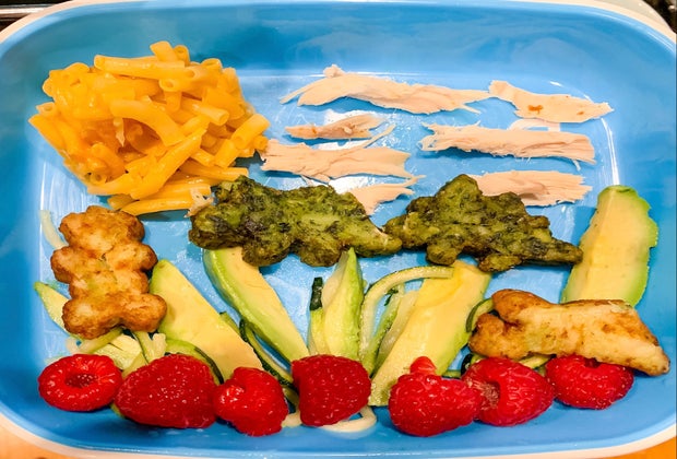 Healthy Snacks for Kids That Are Works of Art: Prehistoric Plate