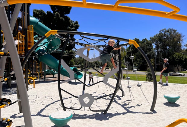 Recreation Park, Long Beach's Newest Playground: Climbing Structure