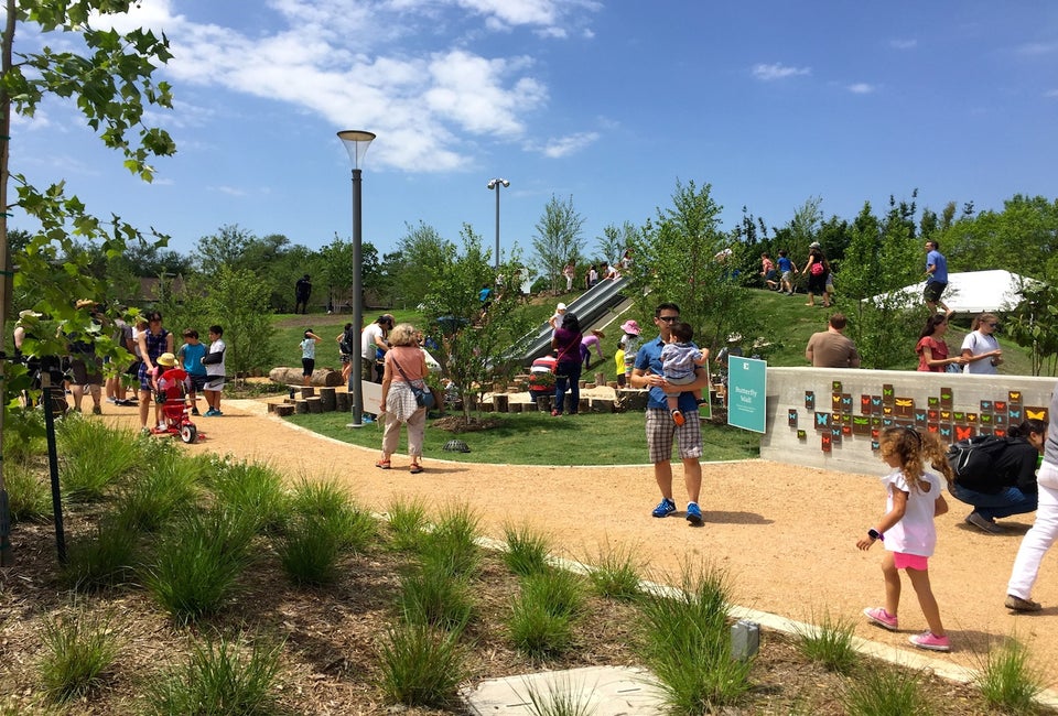 Visit the park named in honor of Evelyn Rubenstein, a nature enthusiast, philanthropist, and longtime resident of Bellaire.