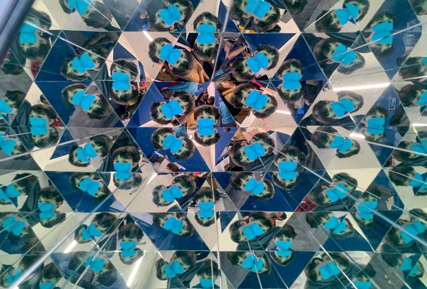 Visiting Philly's Museum of Illusions with Kids: Kaleidoscope