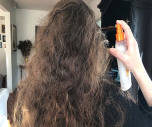 Leave-in conditioners make managing those epic knots so much easier. Photo by Meghan Rose