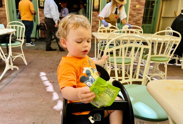 Tiana's Palace at Disneyland: Several kids' menu options are available