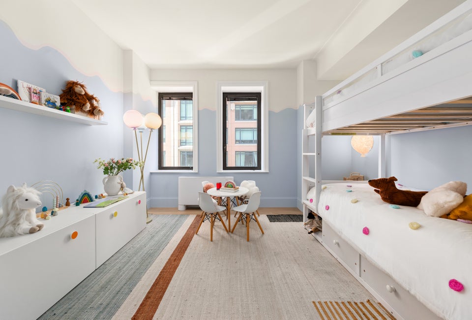 This stunning 17-story rental building manages to maintain its historical charm while offering modern conveniences for families.