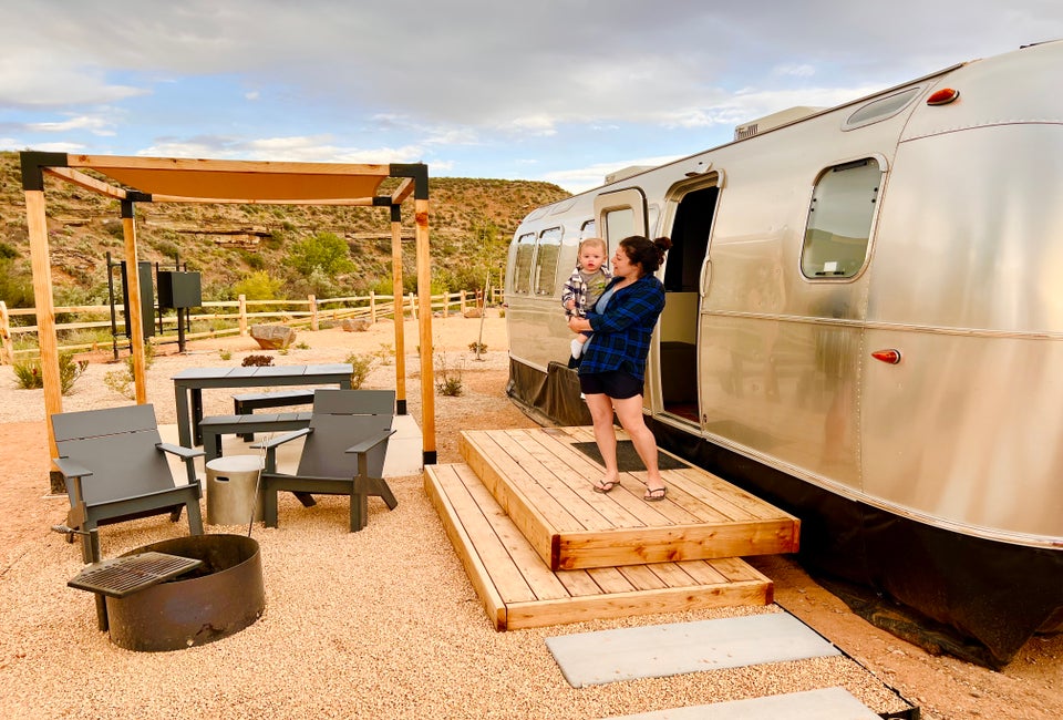 AutoCamp Zion is a family-friendly glamping experience in the Utah desert. Photo courtesy of Gina Ragland