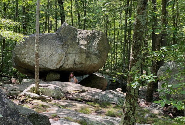 100 things to do in New Jersey with Kids: Tripod Rock hike