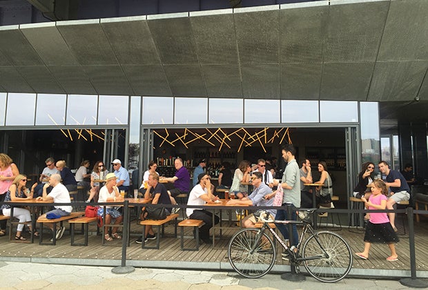 Industry Kitchen offers outdoor dining at the South Street Seaport