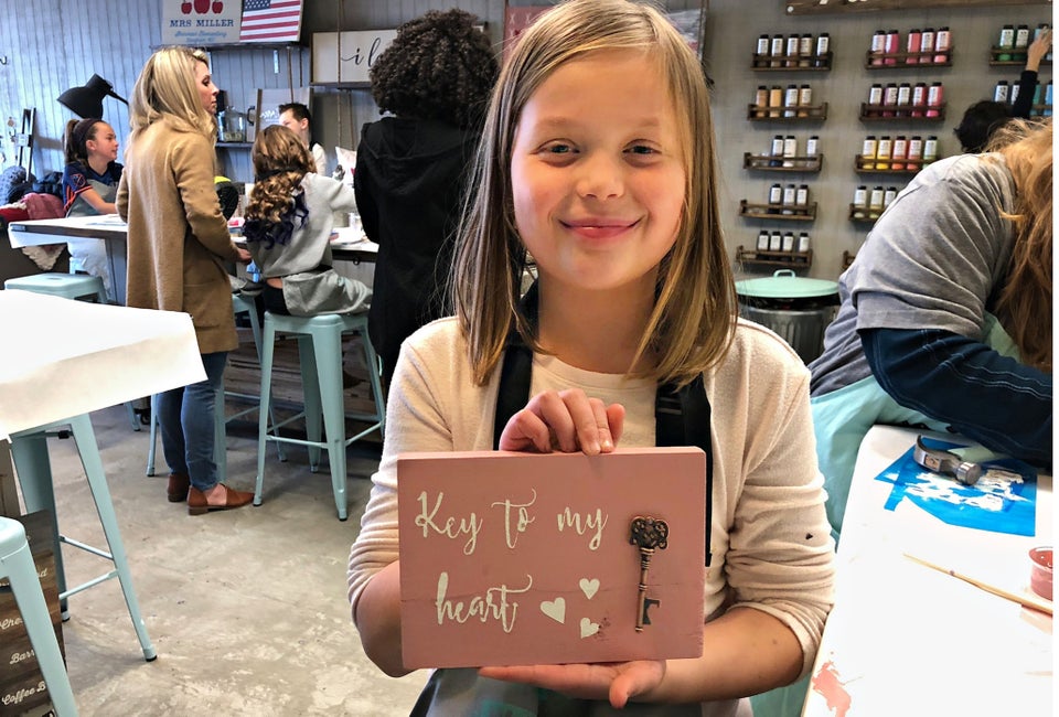 Get crafty at the AR Workshop Valentine’s Make & Take. Photo by Ally Noel