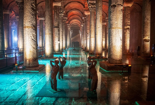 Basilica Cistern in Istanbul, Turkey