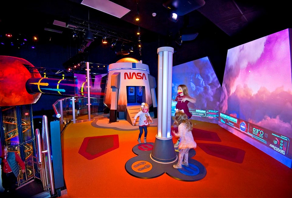 Explore the solar system and beyond. Photo courtesy of Kennedy Space Center