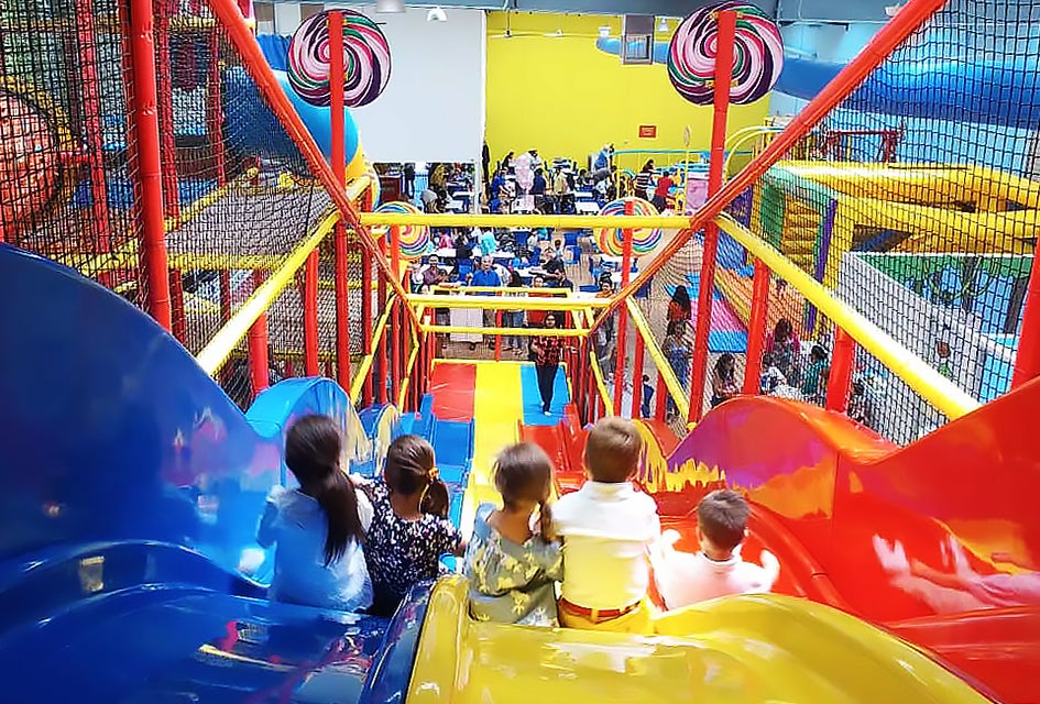 Kanga's Indoor Playspace is a massive space that's fun for kids of all ages. 