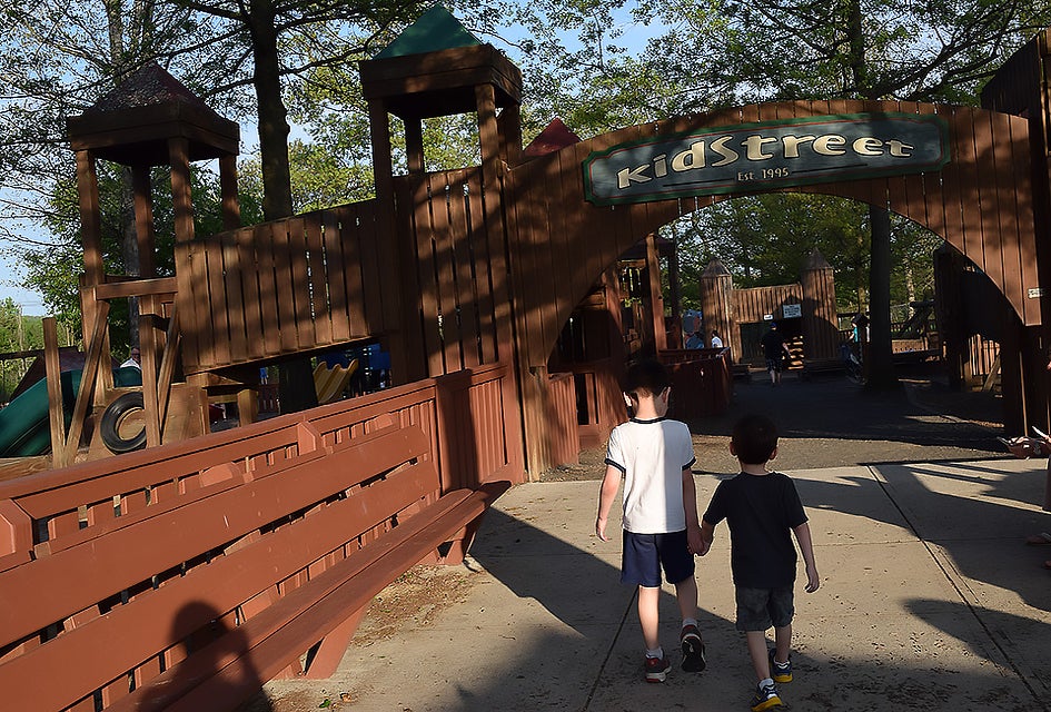 Stroll into KidStreet for some cool play on a hot day. 