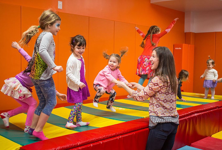 Kidville in Montclair offers action-packed parties for preschoolers and toddlers.