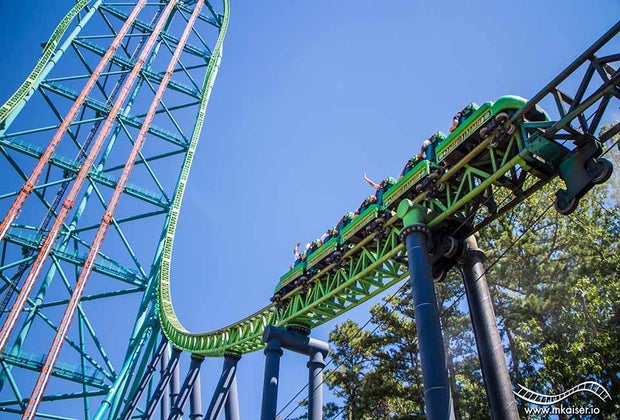 Amusement parks near NYC Kinda Ka at Six Flags New Jersey