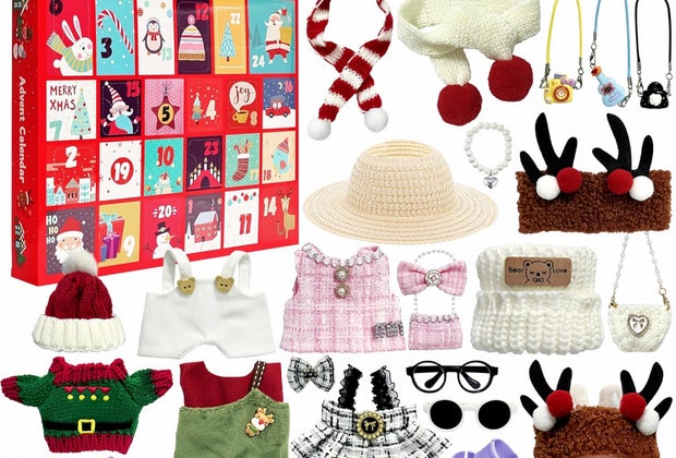 labubu clothing for an advent calendar