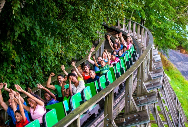 Photo of roller coaster - Best summer day trips from CT.