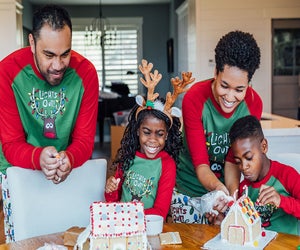 From onesies for baby to a kerchief for your pup, the whole family can get in the holiday spirit with matching PJs.