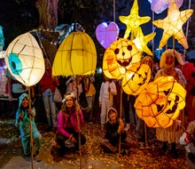 Light up the night at Baltimore's Great Halloween Lantern Parade. Photo courtesy of Creative Alliance