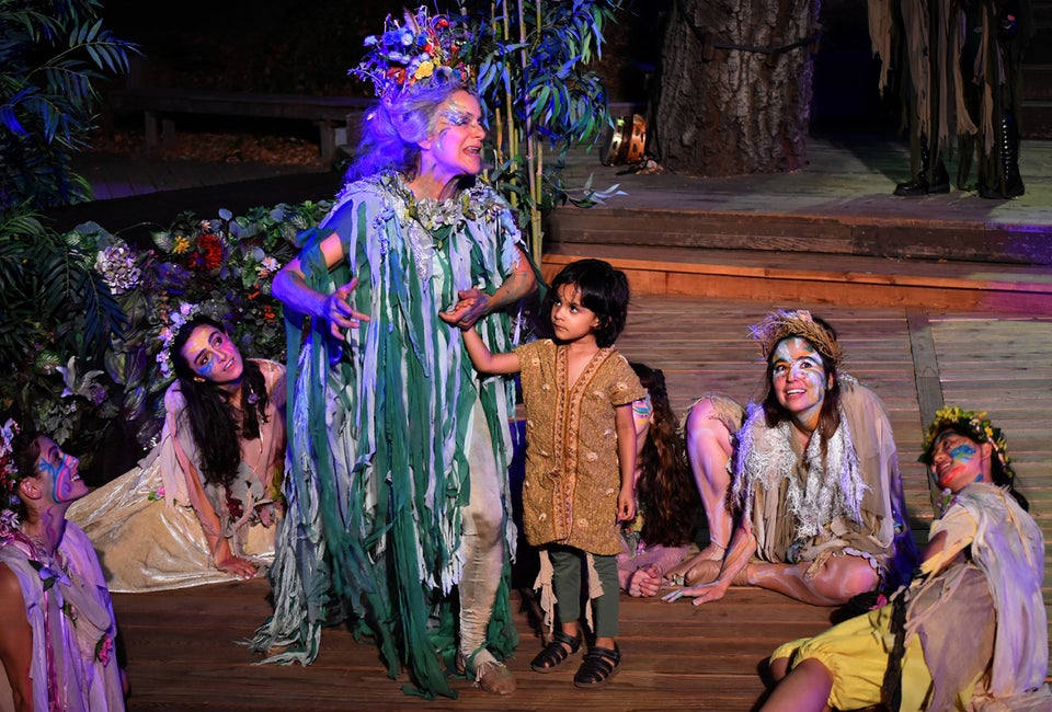 Titania takes the stage in A Midsummer Night's Dream. Photo by Ian Flanders
