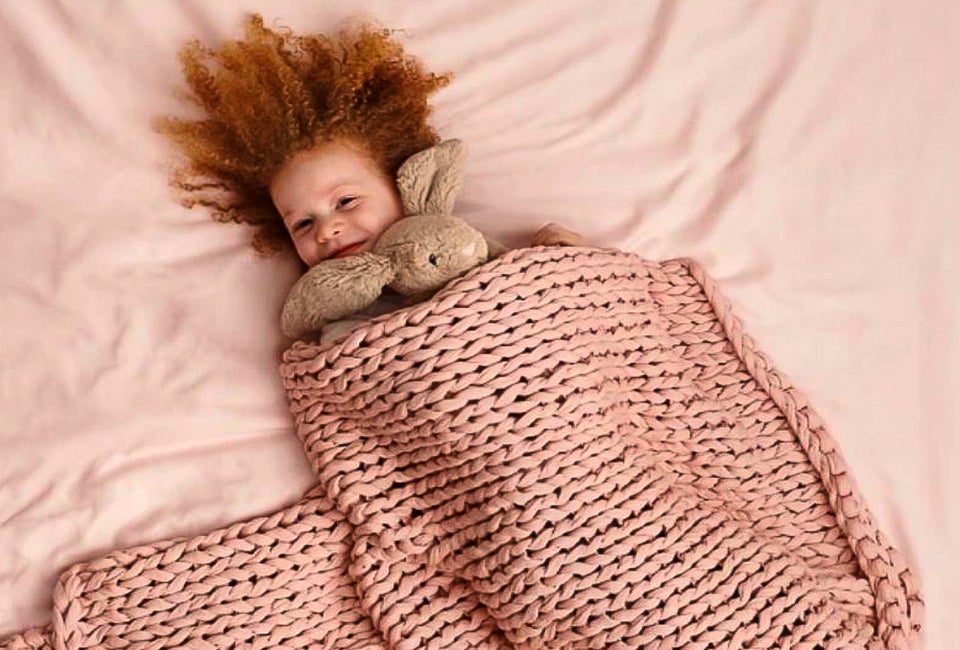 This has genuinely helped my restless girl sleep. Win! Photo courtesy of bearaby.com