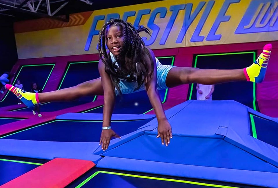 Urban Air has quite a few trampoline parks near Houston. Photo courtesy of Urban Air Adventure Park