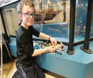 LEGO Shipbuilding Day at the Copeland Maritime Center. Photo courtesy of Kalmar Nyckel