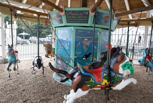 Image of a carousel - Best Outdoor Dining in Connecticut