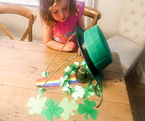 A rainbow leading to a pot of gold is the perfect bait to trap a Leprechaun!