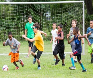 At Long Island's Y camps, campers build strong friendships. Photo courtesy of the YMCA