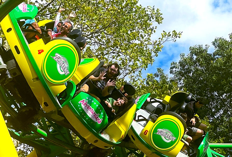 Adventureland in Farmingdale has thrilling rides. Photo by Gina Massaro