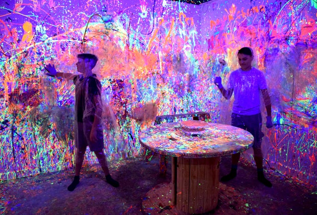 paint splatter session