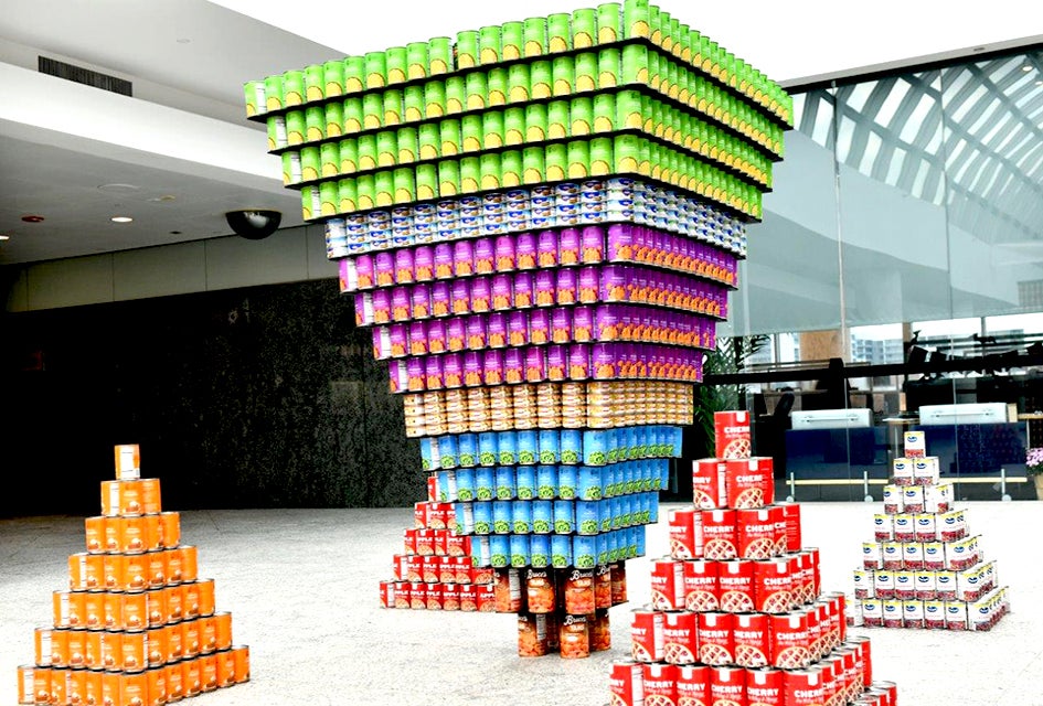 Cantruction Long Island is a design competition dedicated to fighting hunger on Long Island. Photo by Tab Hauser Photo