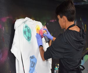 Choose your favorite stencils to create a one of a kind product.