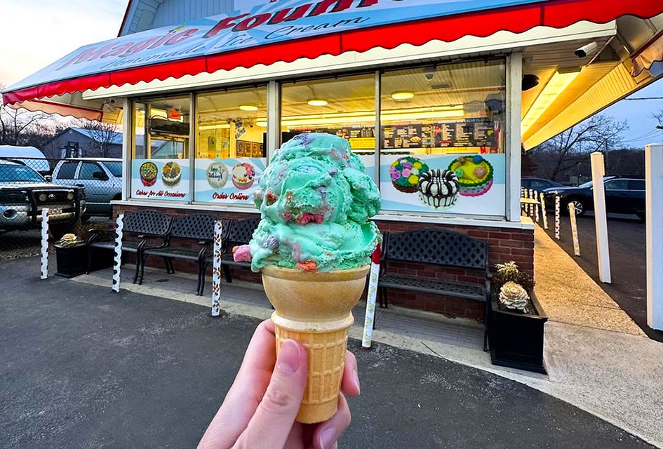 Nostalgia is the vibe at Magic Fountain Ice Cream Shop. Photo courtesy of the shop