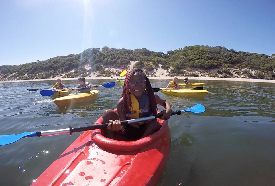 Camp DeWolfe is located on 26 acres of woodland and beachfront property on Suffolk County's north shore. Photo courtesy of the camp