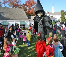 Wear your best Halloween costume for trick-or-treating in Stony Brook Village. Photo courtesy of the village
